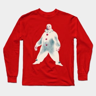 Creepy Clown Drawing Long Sleeve T-Shirt